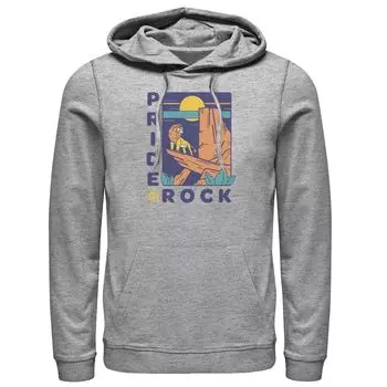 Мужская толстовка с простым текстом Disney The Lion King Simba Pride Rock Licensed Character