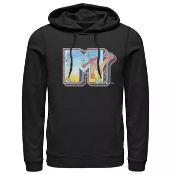 Мужская толстовка с ярким начесом MTV Tiny Logo Licensed Character