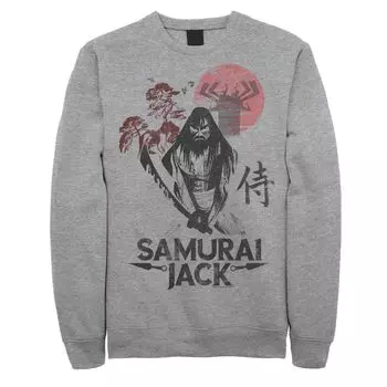Мужская толстовка с рисунком Cartoon Network Samurai Jack Epic Warrior Kanji Art Rock Licensed Character