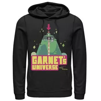 Мужская толстовка с рисунком Cartoon Network Вселенная Стивена Вселенная Гранат Licensed Character, черный