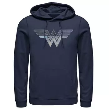 Мужская толстовка с рисунком и логотипом DC Comics Wonder Woman в стиле пэчворк Licensed Character