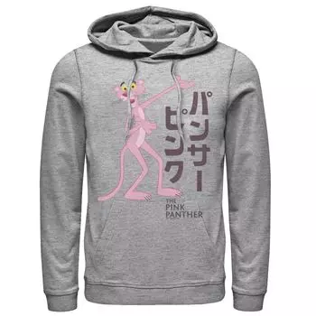 Мужская толстовка с рисунком и логотипом Pink Panther Kanji Portrait Licensed Character