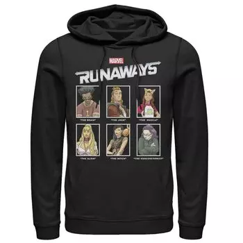 Мужская толстовка с рисунком из ежегодника Runaways с фотографиями Marvel