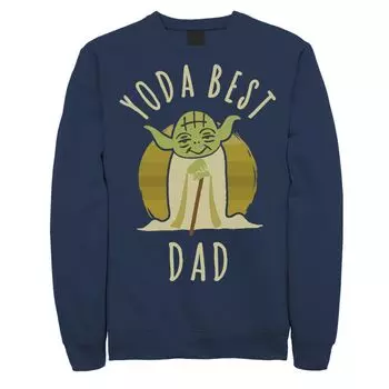 Мужская толстовка с рисунком Йоды «Звездные войны Йода» Best Dad Dad Licensed Character