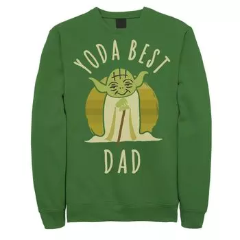 Мужская толстовка с рисунком Йоды «Звездные войны Йода» Best Dad Dad Licensed Character
