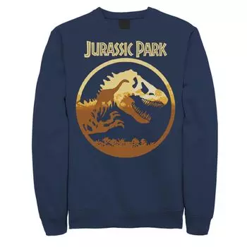 Мужская толстовка с рисунком «Парк Юрского периода T-Rex Skeleton Sunset» Licensed Character