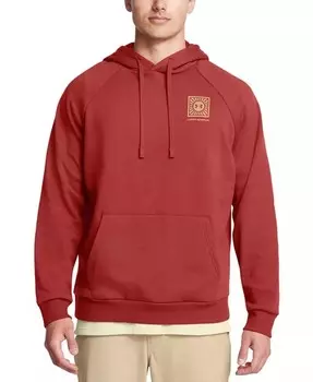 Мужская толстовка с рисунком Rival Mountain Under Armour, оранжевый