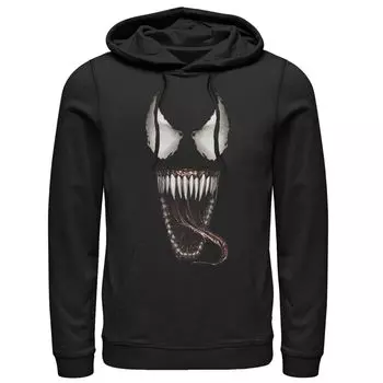 Мужская толстовка с рисунком Venom Tongue Marvel