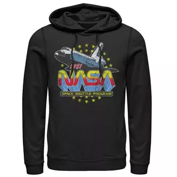 Мужская толстовка с рисунком в стиле ретро программы космических кораблей NASA Licensed Character