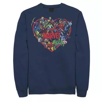 Мужская толстовка с сердечком Marvel Marvel Hero Licensed Character