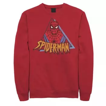Мужская толстовка с треугольным портретом в стиле ретро Marvel Spider-Man Licensed Character