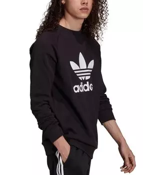 Мужская толстовка с трилистником originals adidas, черный