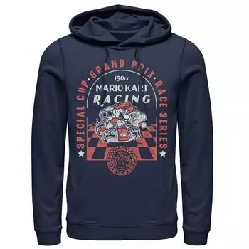 Мужская толстовка с винтажным плакатом и специальным кубком Mario Kart Racing Special Cup Licensed Character