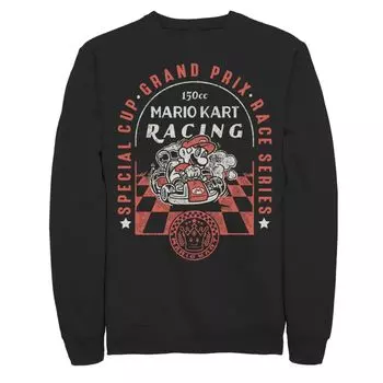 Мужская толстовка с винтажным плакатом и специальным кубком Mario Kart Racing Special Cup Licensed Character