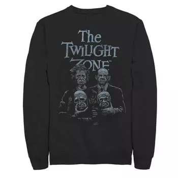 Мужская толстовка с водоворотами The Twilight Zone Take Off The Masks Licensed Character