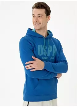 Мужская толстовка с воротником с капюшоном U.S. Polo Assn.