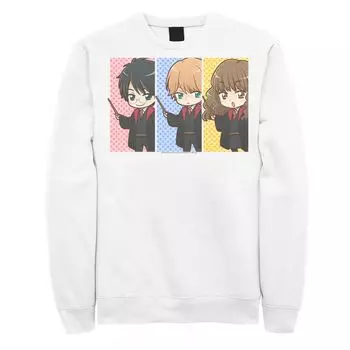 Мужская толстовка с вставками в стиле аниме «Гермиона Грейнджер Рон Уизли» Harry Potter