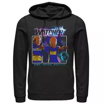 Мужская толстовка с вставками в виде комиксов Marvel What If The Watcher Licensed Character