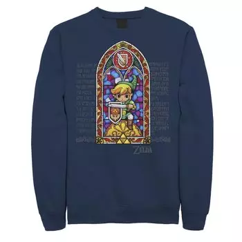 Мужская толстовка с защитой от витражей Nintendo Zelda Licensed Character