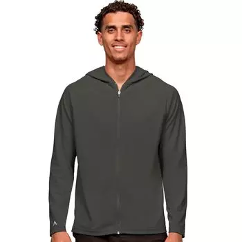 Мужская толстовка с застежкой Legacy во всю длину Antigua, серый