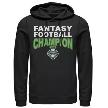 Мужская толстовка с зеленым логотипом ESPN Fantasy Football Champion Licensed Character