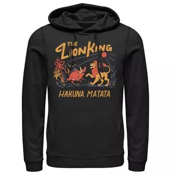 Мужская толстовка с жирным текстом Disney The Lion King Hakuna Matata Licensed Character