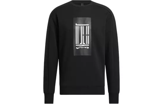 Мужская толстовка серии Wuji, черная Adidas, черный