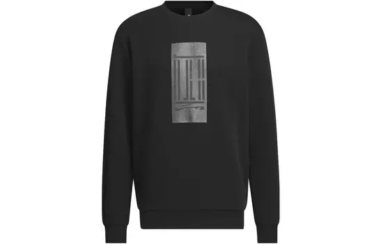 Мужская толстовка серии Wuji, черная Adidas, черный