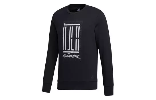 Мужская толстовка серии Wuji, черная Adidas, черный