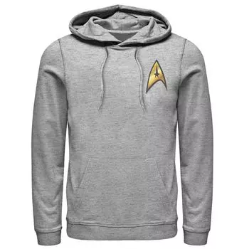 Мужская толстовка со значком командования оригинальной серии Star Trek Licensed Character