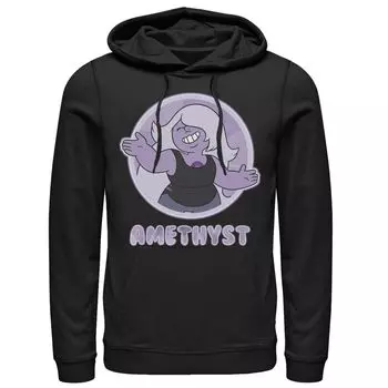 Мужская толстовка со значком персонажа Cartoon Network Steven Universe аметистом Licensed Character