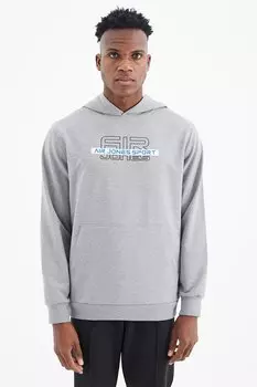 Мужская толстовка стандартного кроя Vincent Grey Melange AIR JONES