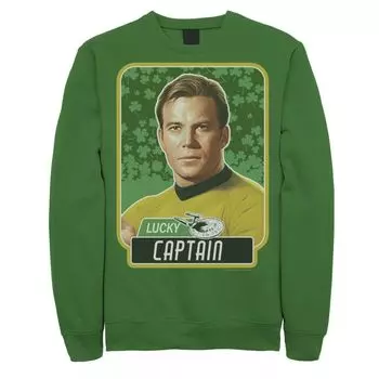 Мужская толстовка Star Trek Next Generation St. Patty's Captain Licensed Character