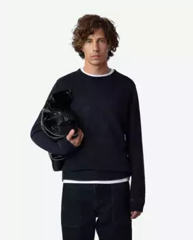 Мужская толстовка Stony с хлопковым щитком Zadig & Voltaire, темно-синий