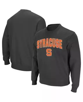 Мужская толстовка Syracuse Orange Arch & Logo с круглым вырезом Colosseum, серый