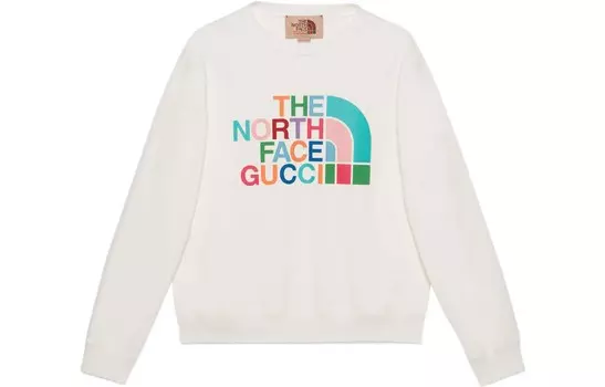 Мужская толстовка The North Face X цвета слоновой кости Gucci, белый