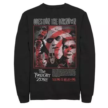 Мужская толстовка The Twilight Zone Вопрос Неизвестный Licensed Character