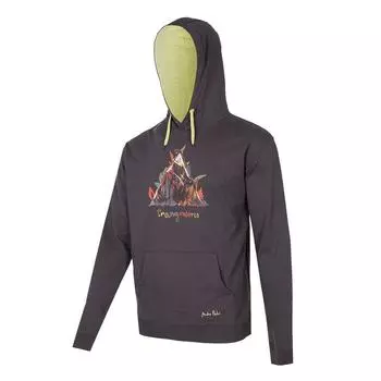 Мужская толстовка Trangoworld Montana Серая/Зеленая