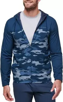 Мужская толстовка TravisMathew Tech с камуфляжным принтом, синий