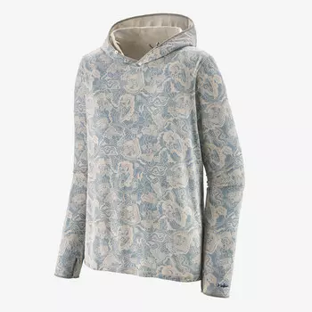 Мужская толстовка Tropic Comfort Natural UPF Patagonia, цвет Armadillo and Friends: Light Plume Grey