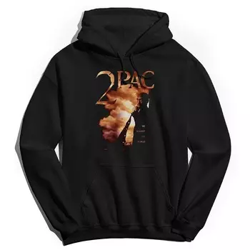 Мужская толстовка Tupac Me Against The World Licensed Character, черный