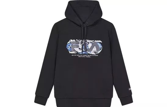 Мужская толстовка V&a X, цвет черный как смоль Fila, черный
