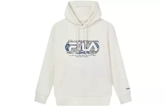 Мужская толстовка V&a X цвета слоновой кости Fila, слоновая кость
