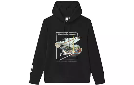 Мужская толстовка Van Gogh Museum 2.0, цвет черный как смоль Fila, черный