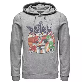 Мужская толстовка Voltron: классическая толстовка Action Stance Licensed Character