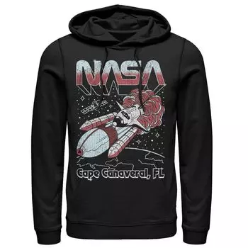 Мужская толстовка в стиле ретро NASA Cape Canaveral FL Blast Off Licensed Character