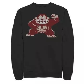 Мужская толстовка в стиле ретро Nintendo Donkey Kong 8-Bit Pose Licensed Character