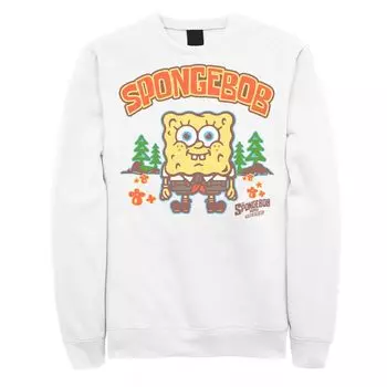 Мужская толстовка в стиле Spongebob Movie Bubble Art Style Licensed Character