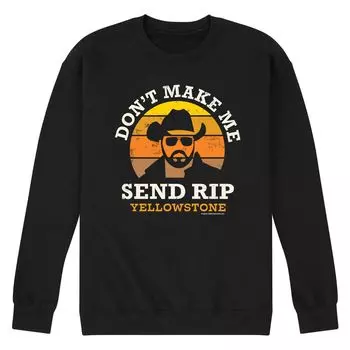 Мужская толстовка Yellowstone Send RIP Licensed Character