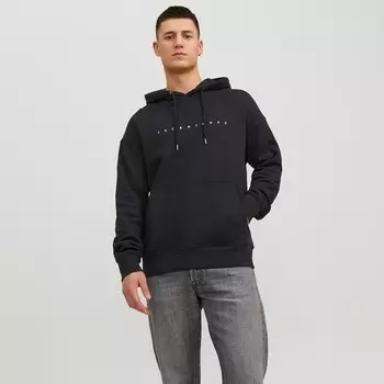 Мужская толстовка звезда Jack & Jones, черный